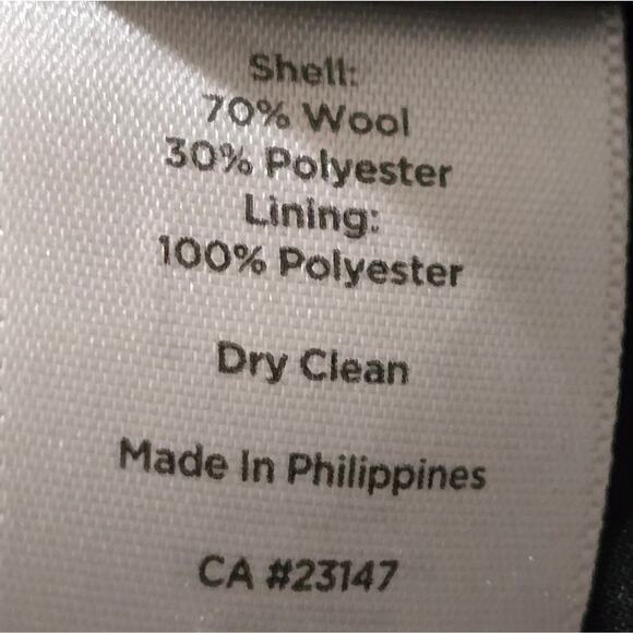 Talbots Wool Blend Houndstooth Skirt Blazer Suit Plus Size 12 W - Picture 13 of 14